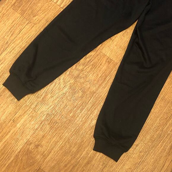 Bebe Sport Black Nailhead Joggers Sweatpants with Studded Logo Size Medium - Picture 10 of 13